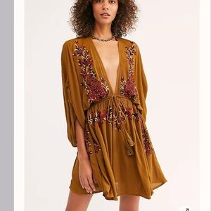 Free People Pretty Pineapple Dress